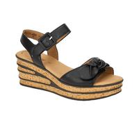 Keilsandalette GABOR "Keilsandalette", Damen, Gr. 37,5, schwarz, Schuhe (61957740-37,5) schwarz