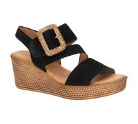 Keilsandalette GABOR "Keilsandalette", Damen, Gr. 40,5, schwarz, Schuhe (96106816-40,5) schwarz