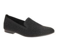 Gabor Damen Slipper, Frauen Slip On,Freizeitschuhe,Mokassins,Halbschuhe,Slides,Schlupfschuhe,schluepfschuhe,schwarz (Glitter),41 EU / 7.5 UK