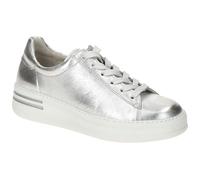 Gabor comfort Schuhe Sneakers silber grau metallic 86.395.10 - Größe 40.5
