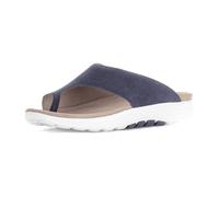 Gabor RollingSoft Pantolette blau marine Velour 86.812.46 - Größe 37.5