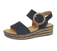 Gabor Damensandalen Andre 24.550.36 Blau Nubuk Größe 40,5