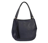 Gabor bags Aki Damen Shopper Umhängetasche Reißverschluss Groß Blau