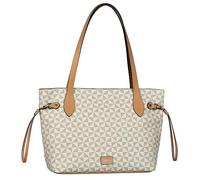Gabor bags Barina Damen Shopper Umhängetasche Reißverschluss Groß Weiß