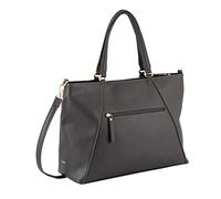 Gabor bags Charlotte Damen Shopper Umhängetasche Reißverschluss Groß Grau