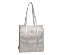 Gabor bags Elfie Damen Shopper Umhängetasche Reißverschluss Mittelgroß Silber