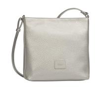 Gabor Umhängetasche Elfie Damen Polyurethan Silber mit Logo 24,5 x 23,5 x 6 cm