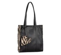 Gabor bags Elfie Luxe Damen Shopper Umhängetasche Reißverschluss Mittelgroß Schwarz