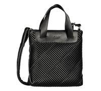 Gabor bags Finley Damen Shopper Umhängetasche Reißverschluss Klein Schwarz