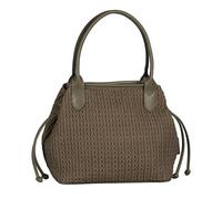 Gabor bags Granada Quilt Damen Shopper Umhängetasche Reißverschluss Mittelgroß Grün