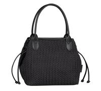 Gabor bags Granada Quilt Damen Shopper Umhängetasche Reißverschluss Mittelgroß Schwarz