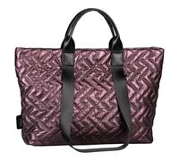 Shopper GABOR "Haley" Gr. B/H/T: 48 cm x 32 cm x 12,5 cm, lila (purple) Damen Taschen Handtaschen Tragbar am Kurzgriff oder bequem über der Schulter (79079202-0)