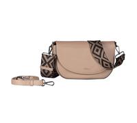 Satteltasche GABOR "Linda", Damen, Gr. B/H/T: 25,5cm x 16,5cm x 9cm, beige (taupe), Polyurethan, Taschen, weiches Kunstleder mit elegantem Schultergurt aus edlem Gewebeband (96456457-0) taupe
