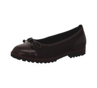 Gabor Ballerina braun Lack Velour 74.100.18 für Damen, schwarz, Größe 39 EU / 6 UK