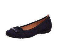 Gabor - Ballerina flacher Absatz bis 25mm blau - Gr. - 5½ UK