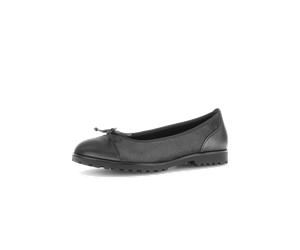 Gabor - Ballerina flacher Absatz bis 25mm grau - Gr. - 7½ UK