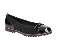 Ballerina GABOR Gr. 40, schwarz Damen Schuhe Ballerina Damenschuh Ballerinas mit komfortablem Gummieinfass (43607321-40)