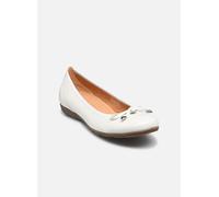 Gabor 04.164.21 weiß - Ballerina - Halbschuhe - Slipper für Damen - Größe 42