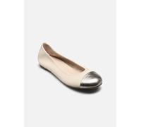 Gabor Damen Klassische Ballerinas, Frauen Flats,Pumps,Halbschuhe,Sommerschuhe,Slipper,Ballerina-Schuhe,Ballett-Schuhe,Panna/Puder,40 EU / 6.5 UK