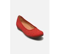 Gabor Damen Klassische Ballerinas, Frauen Flats,Ballet-Flats,flach,Ausgehschuhe,Abendschuhe,Slip-ons,Freizeitschuhe,sportlich,red,38 EU / 5 UK
