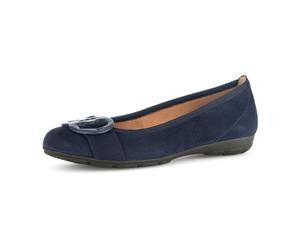 Gabor Ballerinas für Damen, blau, Größe 44 EU / 9,5 UK