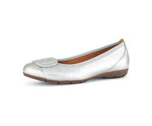 Gabor Ballerinas für Damen, silber, Größe 42 EU / 8 UK