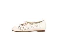 Ballerina GABOR "Gabor Ballerinas Glattleder", Damen, Gr. 40, creme, Glattleder, Schuhe Ballerina (60661925-40) creme
