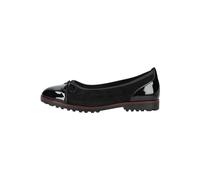 Ballerina GABOR "Gabor Ballerinas Leder", Damen, Gr. 38, schwarz, Leder, Schuhe Ballerina (55990429-38) schwarz