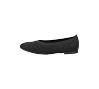 Ballerina GABOR "Eleganter Ballerina Materialmix Leder/Lederimitat", Damen, Gr. 42,5, schwarz, Schuhe Ballerina (99769564-42,5) schwarz