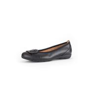 Gabor Damen Klassische Ballerinas, Frauen Flats,Halbschuhe,Sommerschuhe,Slipper,Ballerina-Schuhe,Ballett-Schuhe,schwarz,40 EU / 6.5 UK
