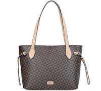 Shopper GABOR "Barina", Damen, Gr. B/H/T: 41,5cm x 29cm x 13cm, braun, Polyurethan, beschichtet, gepflegt, kontrastfarbene Details, Taschen Shopper, aus Lederimitat mit charakteristischem All-Over-Dru