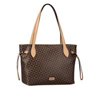 Gabor bags Barina Damen Shopper Umhängetasche Reißverschluss Groß Braun