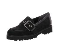 Gabor Basic 35.210.17 schwarz Slipper / Trotteur HW 19/20 für Damen, schwarz, Größe 38 ½ EU / 5,5 UK