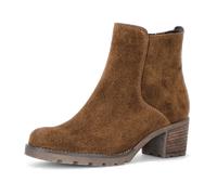 Stiefelette GABOR "Gabor Stiefelette Veloursleder", Damen, Gr. 38, cognac, Schuhe Stiefelette (92712640-38) cognac