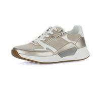 Gabor BEQUEM-SCHNÜRHALBSCHUH für Damen, beige, Größe 38 ½ EU / 5,5 UK