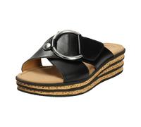 Gabor Bequeme Pantoletten für Damen, schwarz, Größe 40 ½ EU / 7 UK