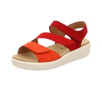 Gabor Bequeme Sandalen für Damen, rot, Größe 38 EU