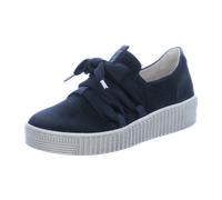 Gabor Bequeme Schnürschuhe für Damen, blau, Größe 38 ½ EU / 5,5 UK