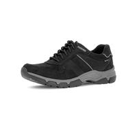 Pius Gabor Herren Sneaker Low, Männer Schnürschuhe,Gore TEX,Wechselfußbett,Schnuerschuhe,Schnuerer,straßenschuhe,Black,45 EU / 10.5 UK