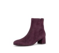 Gabor Blockabsatz, Ankleboots mit praktischem Reißverschluss, schmale Form (96919917-38,5) mulberry