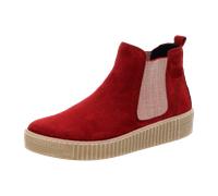Gabor Chelsea-Bootie für Damen, rot, Größe 43 EU / 9 UK