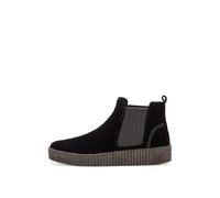 Chelseaboots GABOR Gr. 37, schwarz (schwarz, black) Damen Schuhe Plateaustiefeletten mit dezenter Ziersteppung (42910034-37)