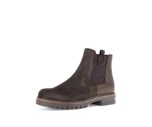 Gabor - Chelsea Boots Materialmix Leder braun braun - Gr. - 6 UK