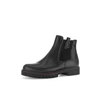 Gabor - Chelsea Boots Materialmix Leder braun schwarz - Gr. - 5 UK