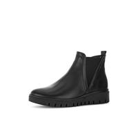 Gabor - Chelsea Boots Rauleder grau schwarz - Gr. - 6.5 UK