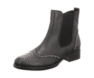 Gabor Chelsea Stiefelette schwarz Nieten 51.606.27 für Damen, schwarz, Größe 38 EU / 5 UK