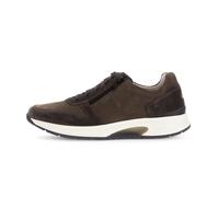Sneaker GABOR "rollingsoft Sneaker low Materialmix Leder", Herren, Gr. 44,5, braun, Schuhe Sneaker (39389154-44,5) braun