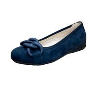 Ballerina GABOR "FLORENZ" Gr. 38,5, blau (nachtblau) Damen Schuhe Ballerinas in abgerundeter Form (14933332-38,5)