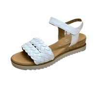 Keilsandaletten weiss (Kork/creme)