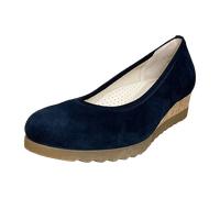 Gabor comfort 42641-46 Darkblue (Dunkelblau) - Ballerina - Damenschuhe Modische Pumps / Ballerina, Blau, leder (samtchevreau) für Damen, blau, Größe 40 ½ EU / 7 UK